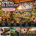Spring Blossom — Aviary & Bird Room Backdrop Collection