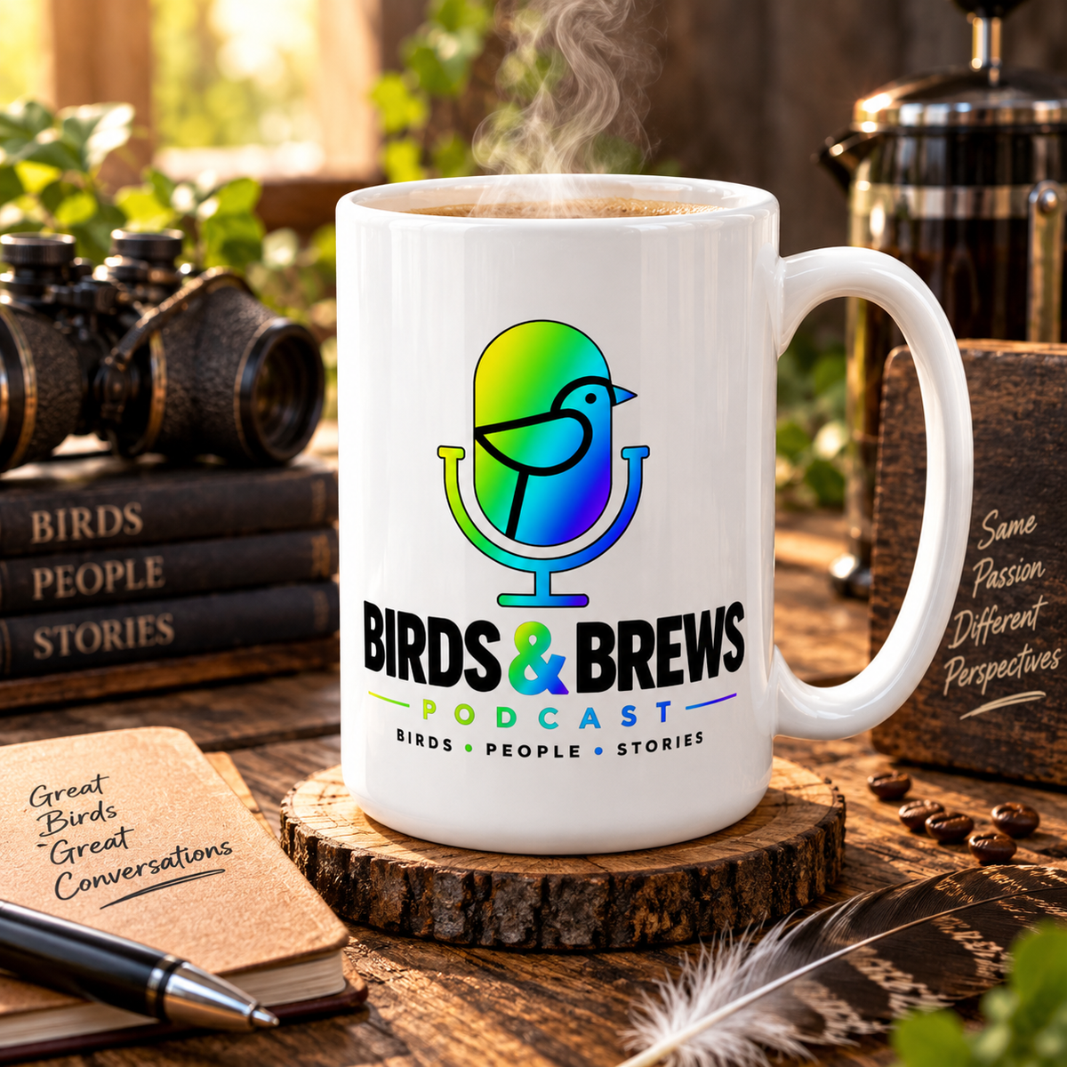 Birds & Brews Podcast – 15oz Mug