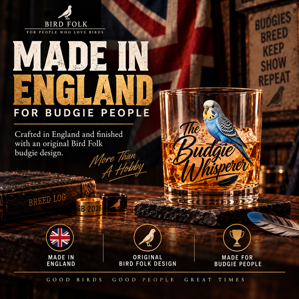 Budgie Man – Whisky Glass