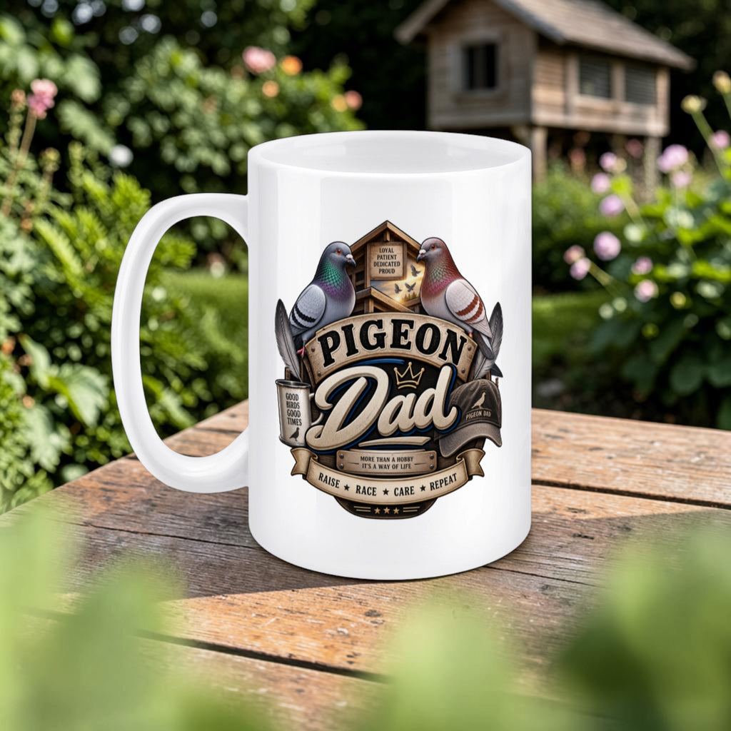 Pigeon Dad – Racing Pigeon Mug – 11oz & 15oz