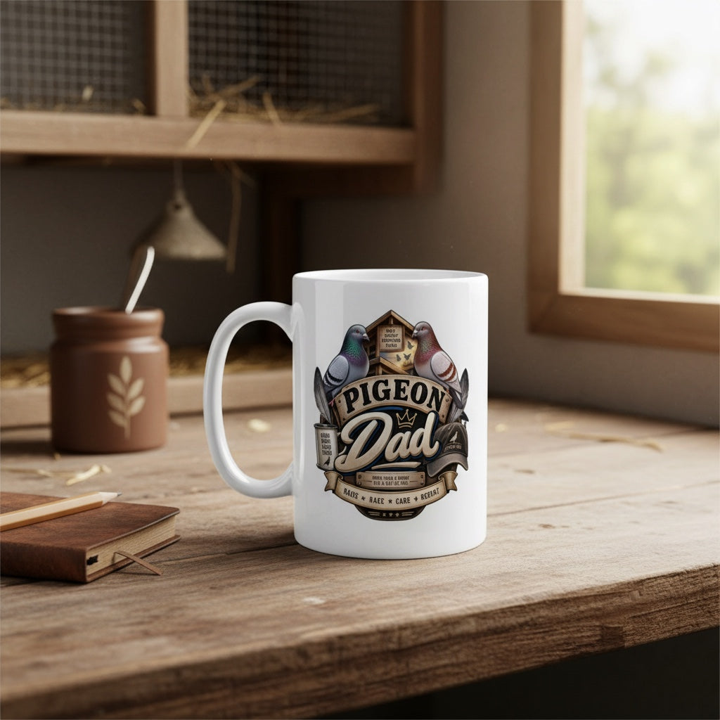 Pigeon Dad – Racing Pigeon Mug – 11oz & 15oz