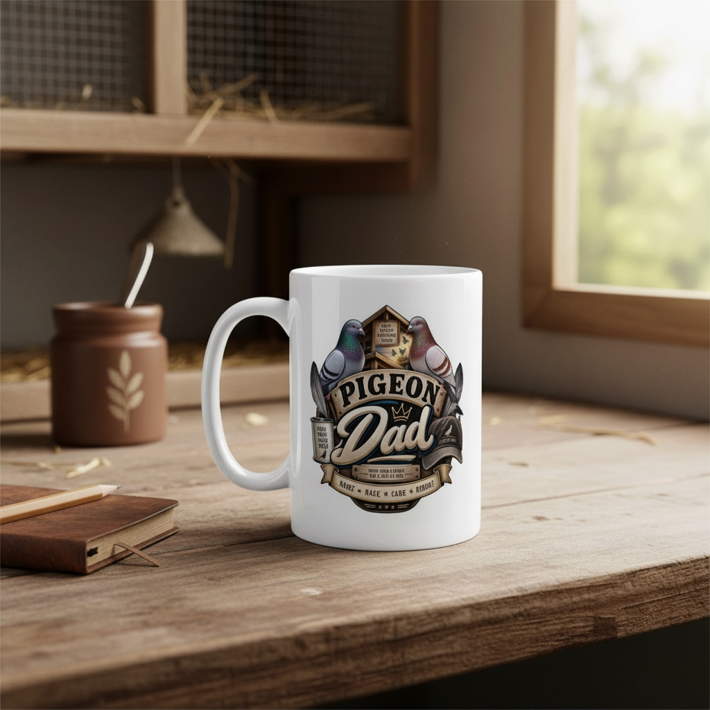 Pigeon Dad – Racing Pigeon Mug – 11oz & 15oz