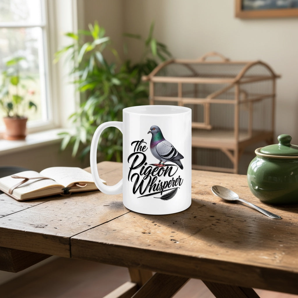 Pigeon Whisperer – Racing Pigeon Mug – 11oz & 15oz