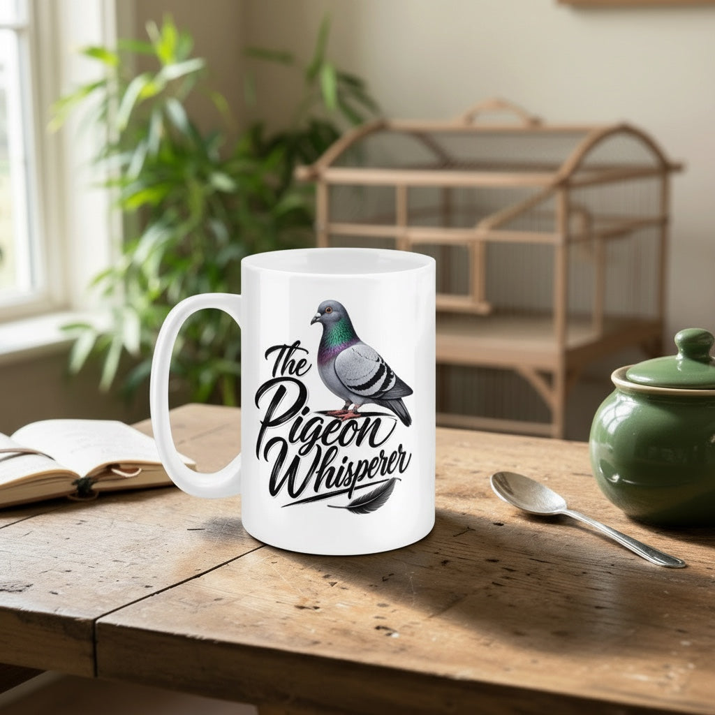 Pigeon Whisperer – Racing Pigeon Mug – 11oz & 15oz