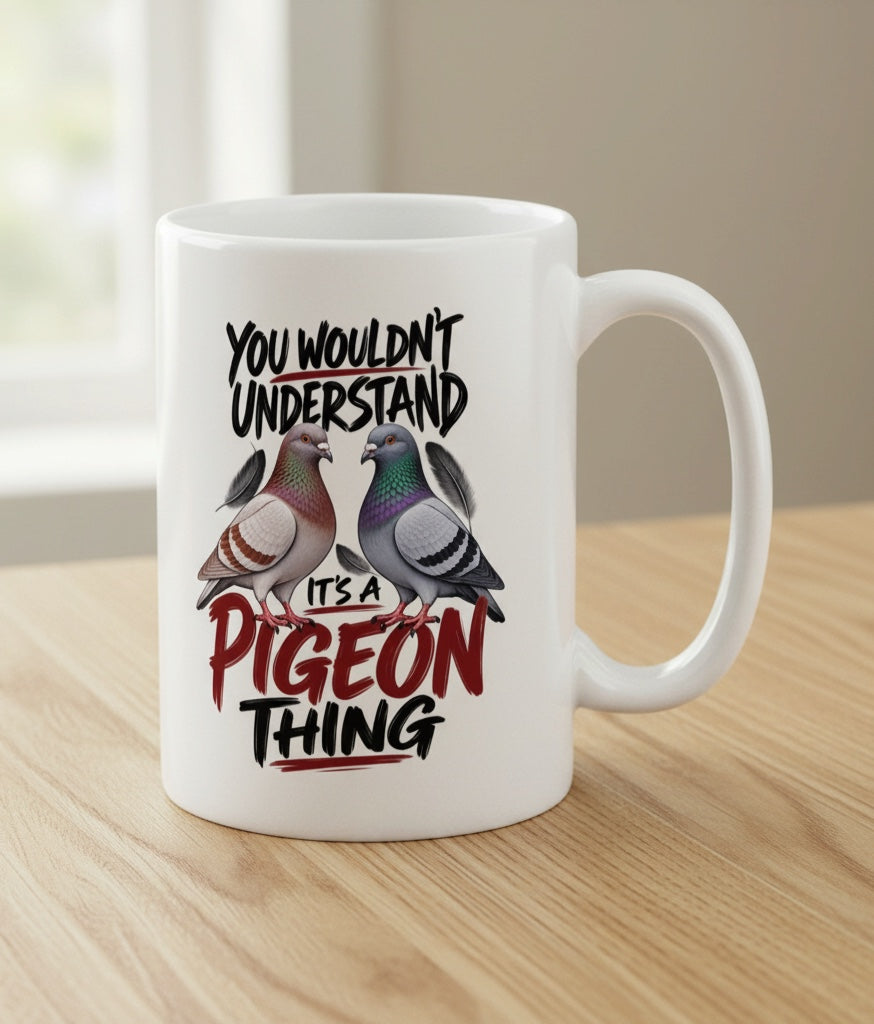You Wouldn’t Understand… It’s a Pigeon Thing – Racing Pigeon Mug – 11oz & 15oz