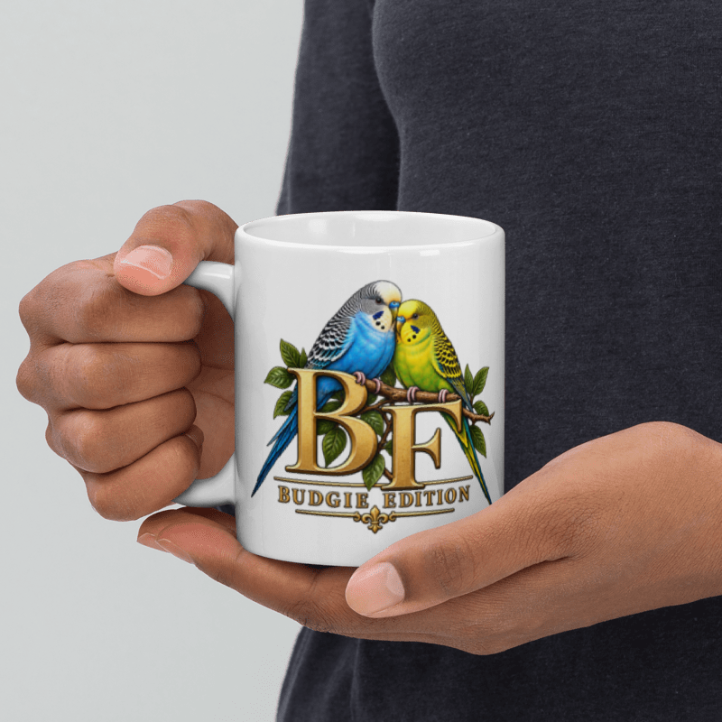 Budgie Addiction – Classic Budgie Mug | 11oz & 15oz