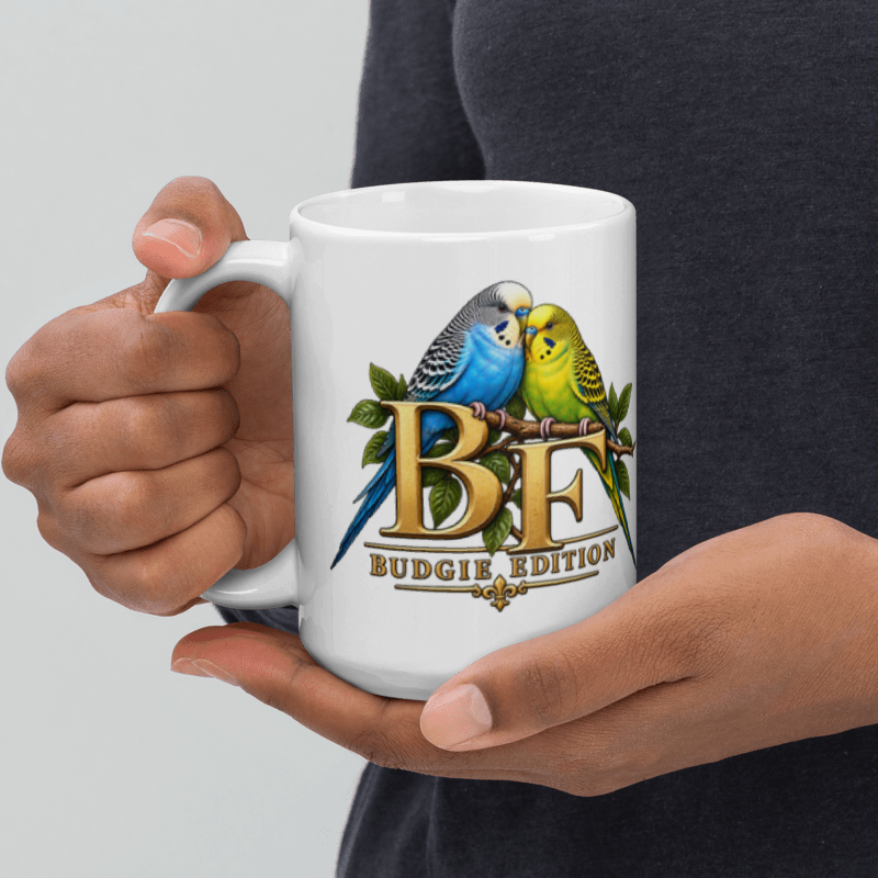 Budgie Addiction – Classic Budgie Mug | 11oz & 15oz