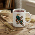 Budgie Botanical Artwork Budgie Mug | 11oz & 15oz