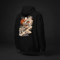 Rustic Sun Zebra Finch Hoodie – Back Print | Bird Folk