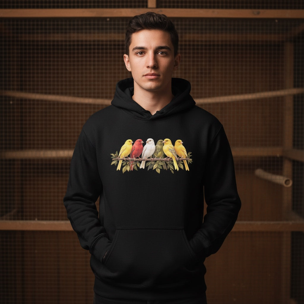 Canary Collection Hoodie – Six Canary Varieties | Bird Folk