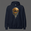 Feather Emblem Gouldian Finch Hoodie – Front Print | Bird Folk