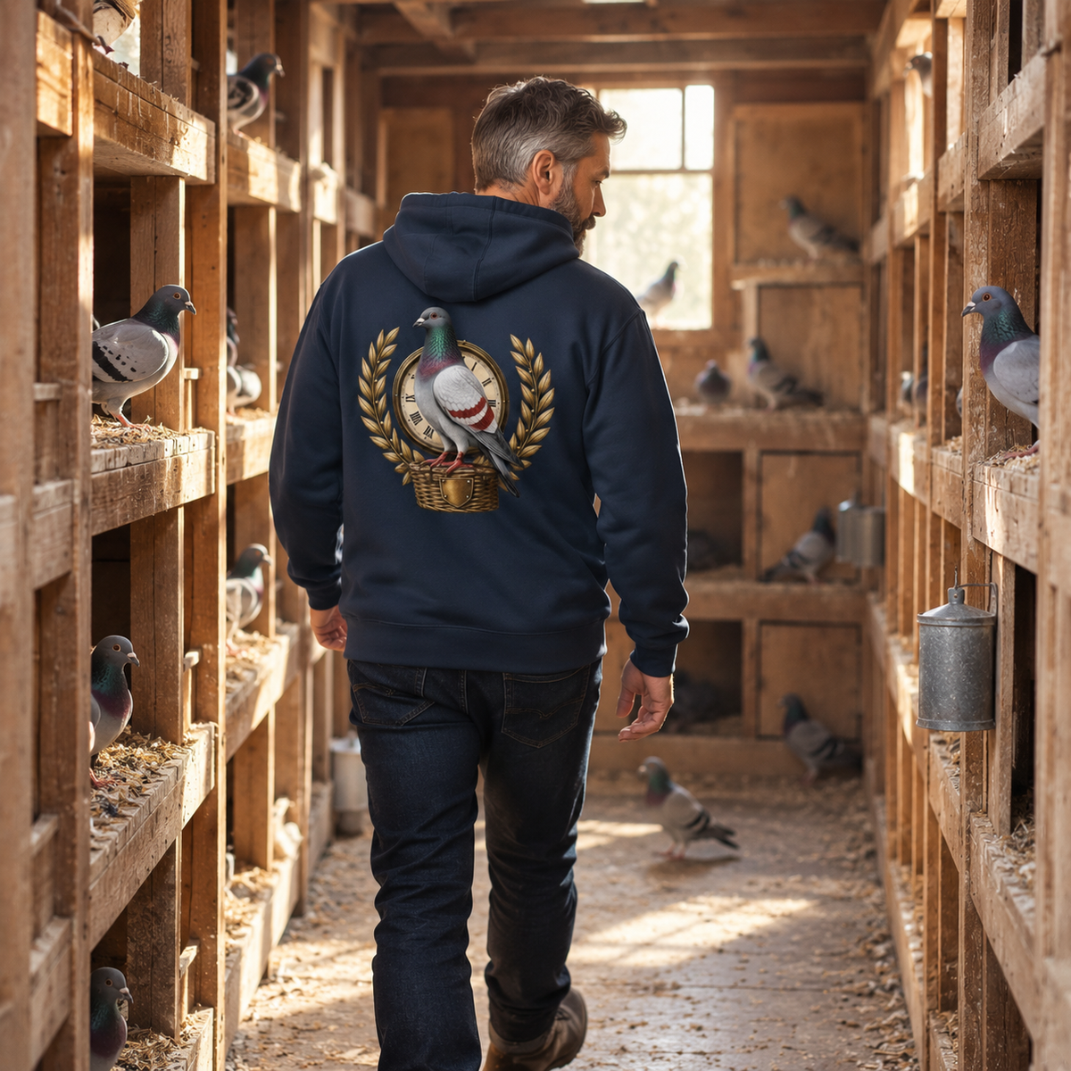Red Bar Pigeon Heritage Hoodie