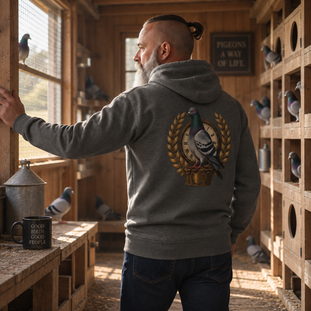 Blue Bar Pigeon Heritage Hoodie