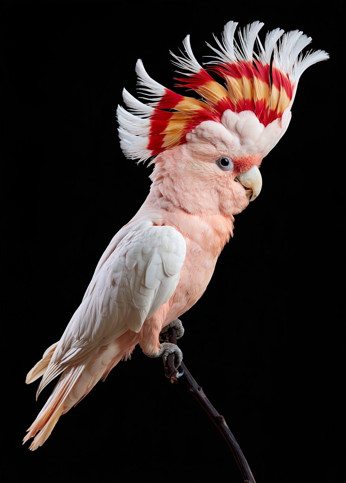 Major Mitchell’s Cockatoo — high-gloss aluminium bird art print by Bird Folk — product image 5