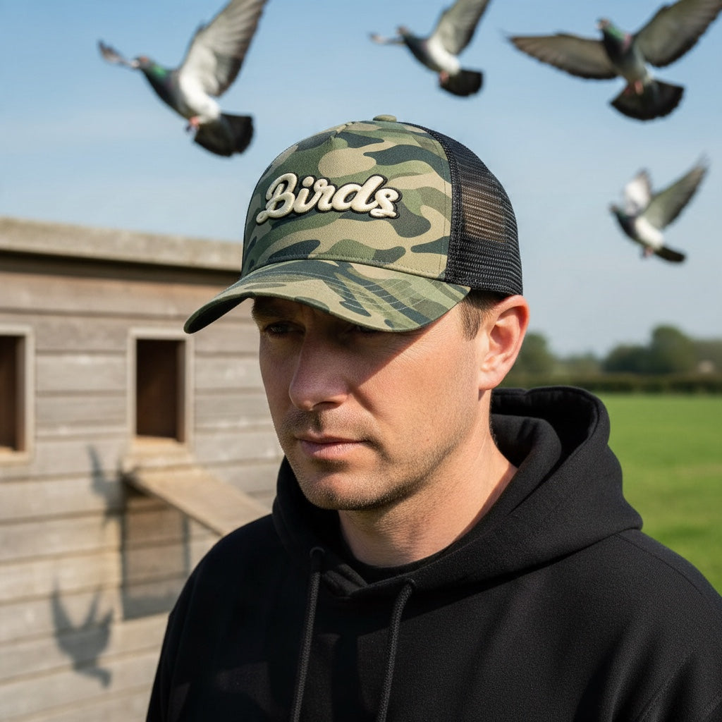Birds Camo Trucker Cap