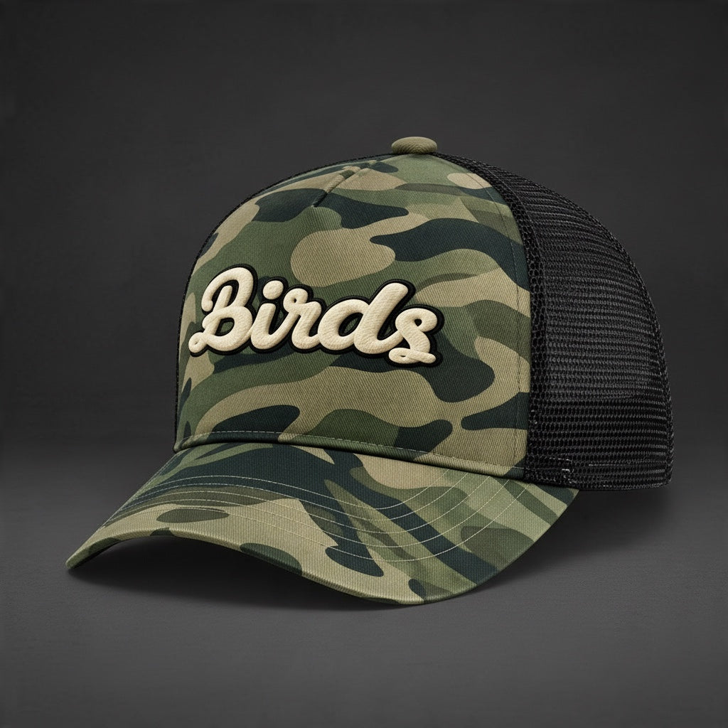 Birds Camo Trucker Cap