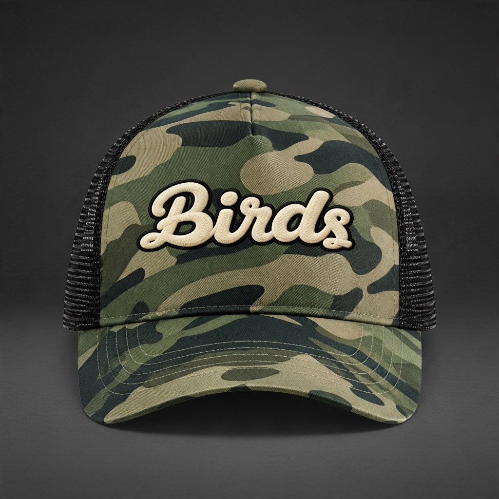 Birds Camo Trucker Cap