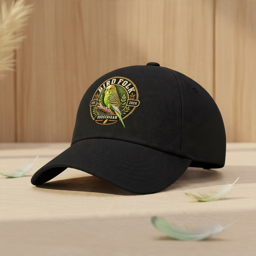 Bird Folk Budgie Cap – Minimal Bird Design