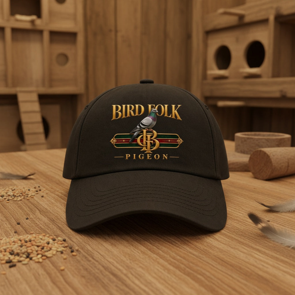 Bird Folk Pigeon Designer Cap