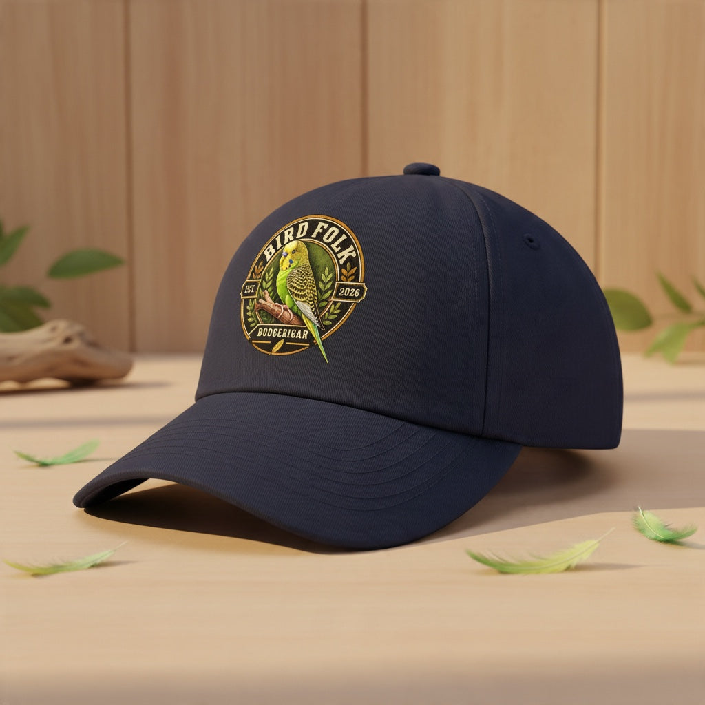 Bird Folk Budgie Cap – Minimal Bird Design