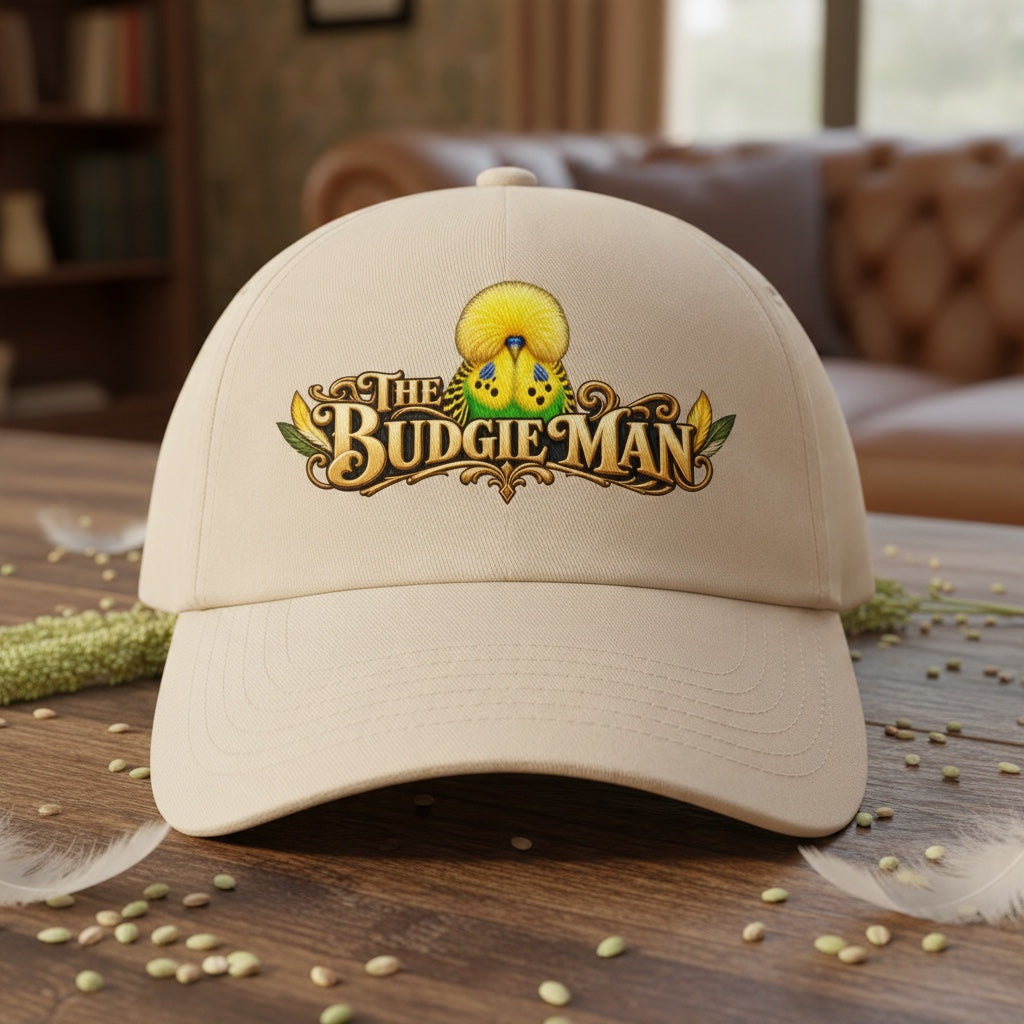 The Budgie Man – Show Budgie Cap