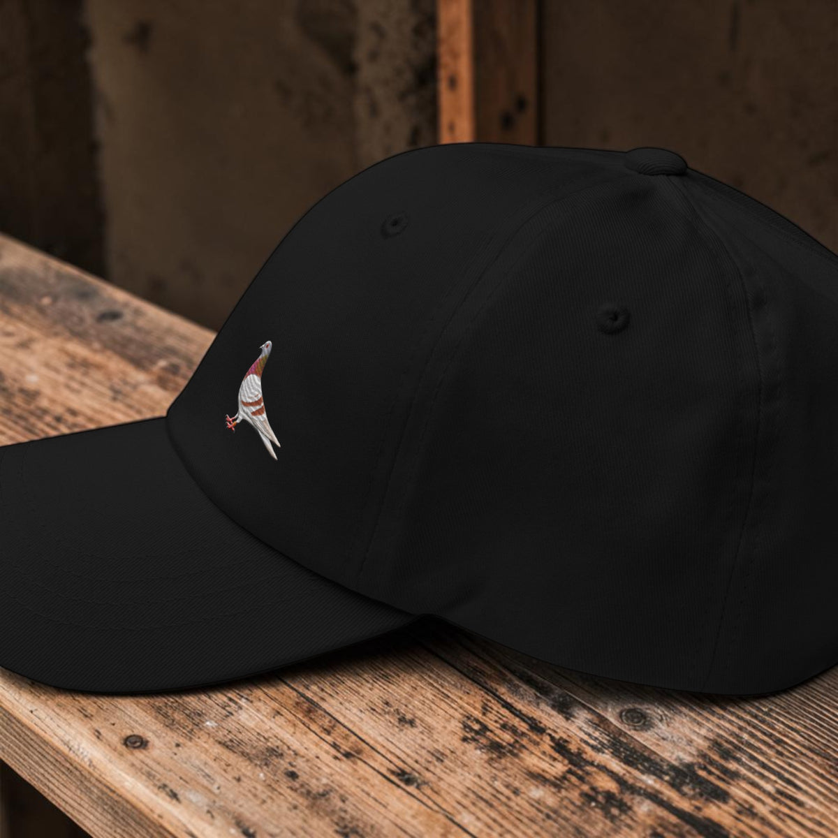 Red Bar Classic Embroidered Dad Cap 1