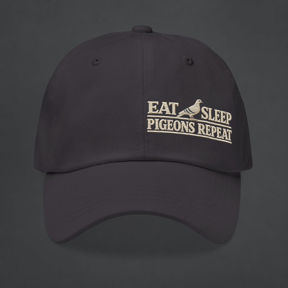 Eat Sleep Pigeons Repeat Embroidered Dad Cap | Bird Folk