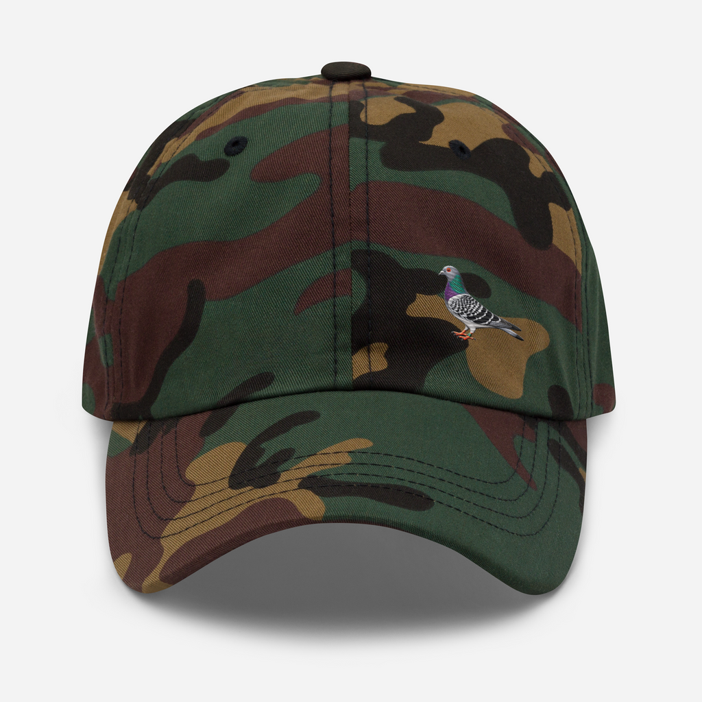 Blue Bar Classic — Racing Pigeon Embroidered Dad Cap