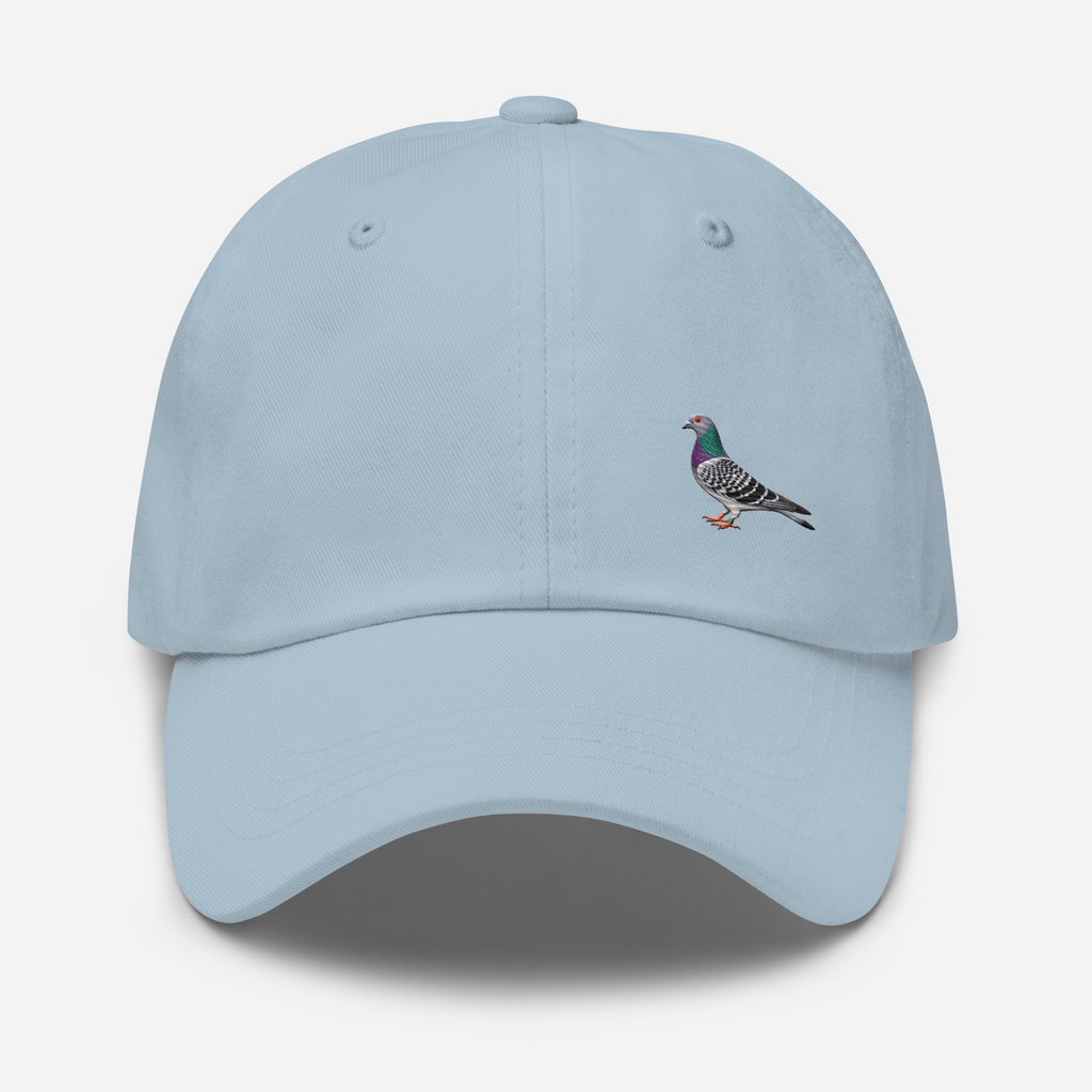 Blue Bar Classic — Racing Pigeon Embroidered Dad Cap