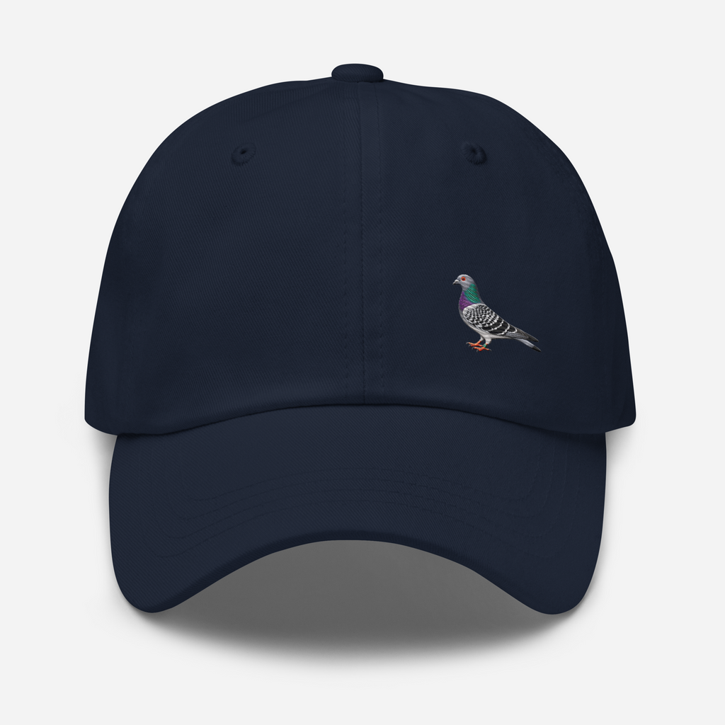 Blue Bar Classic — Racing Pigeon Embroidered Dad Cap