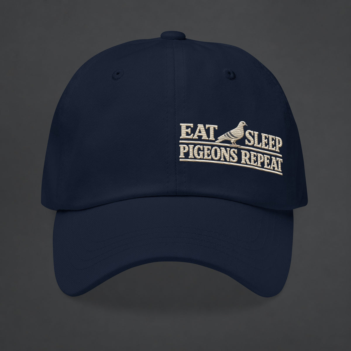 Eat Sleep Pigeons Repeat Embroidered Dad Cap | Bird Folk