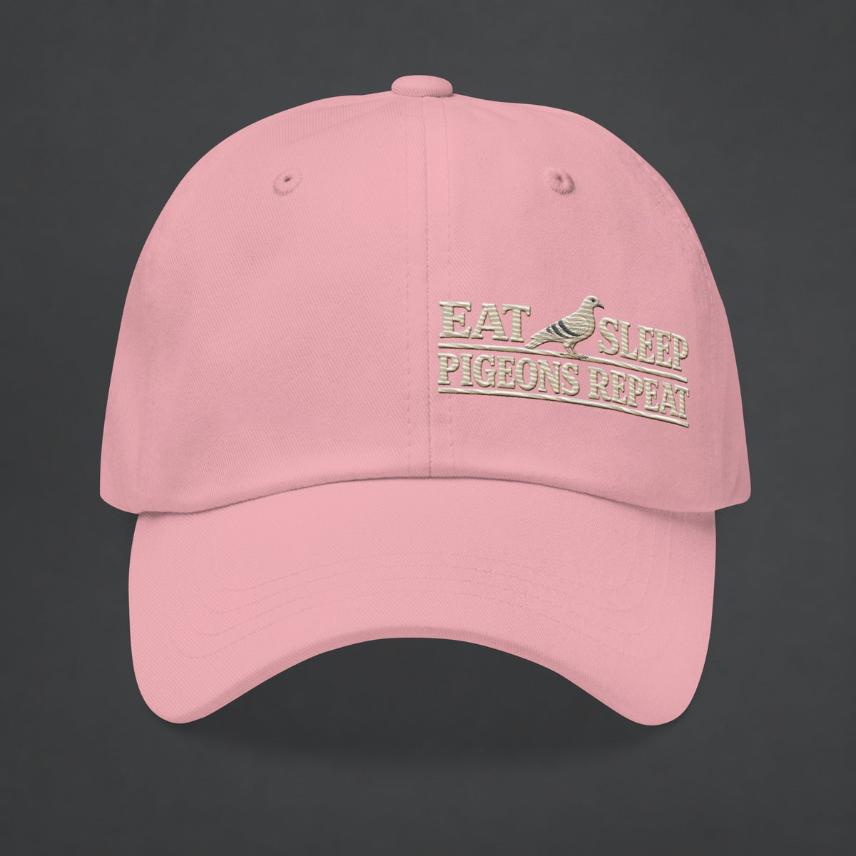 Eat Sleep Pigeons Repeat Embroidered Dad Cap | Bird Folk