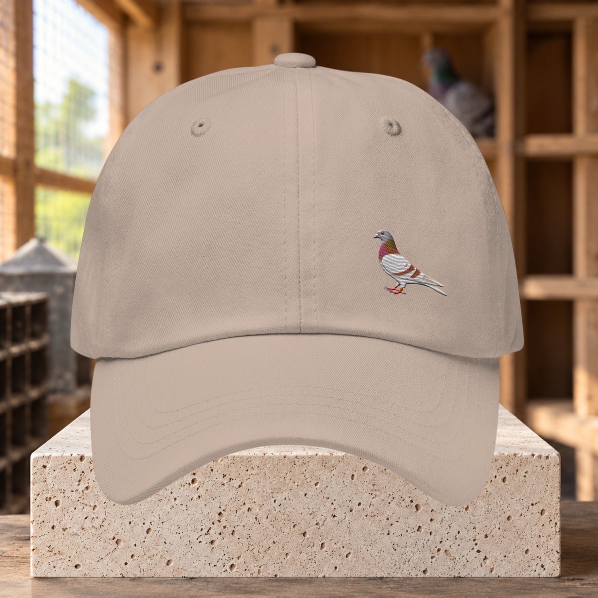 Red Bar Classic Embroidered Dad Cap 1