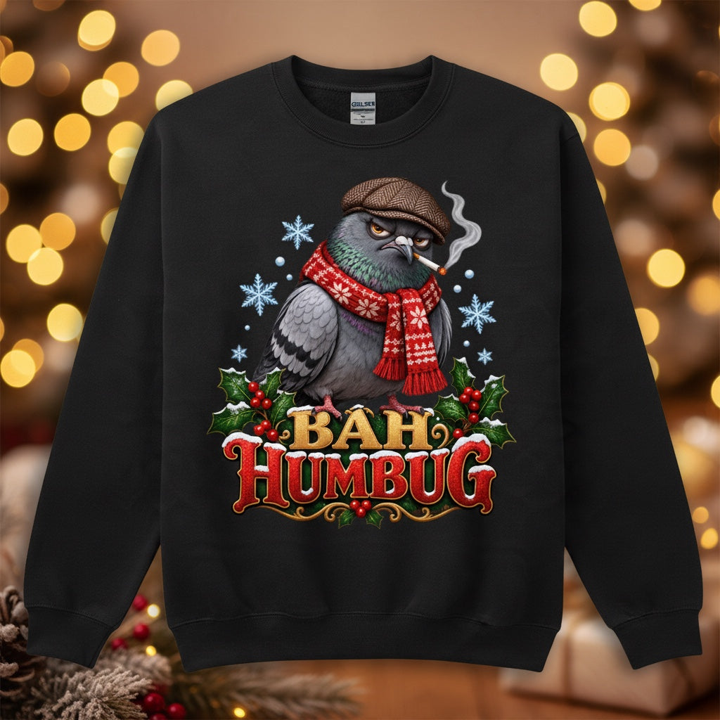 Bah Humbug – Racing Pigeon Christmas Sweatshirt