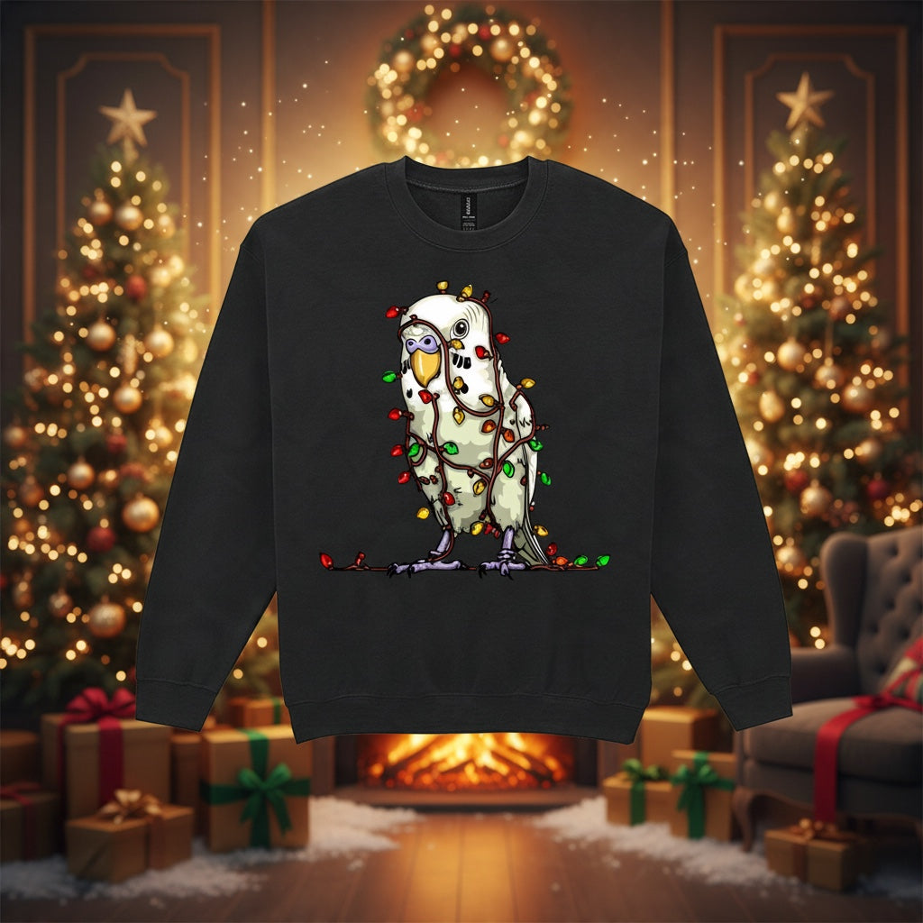 Budgie Christmas Jumper – Christmas Lights