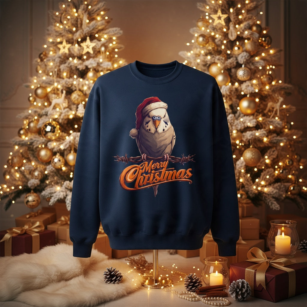 Budgie Christmas Jumper – Merry Christmas
