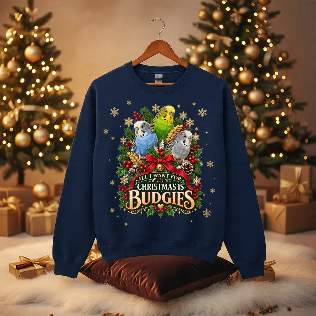All I Want for Christmas Is Budgies Jumper