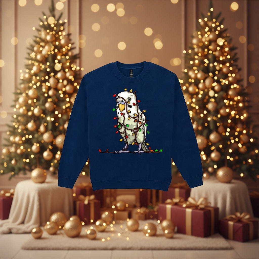 Budgie Christmas Jumper – Christmas Lights