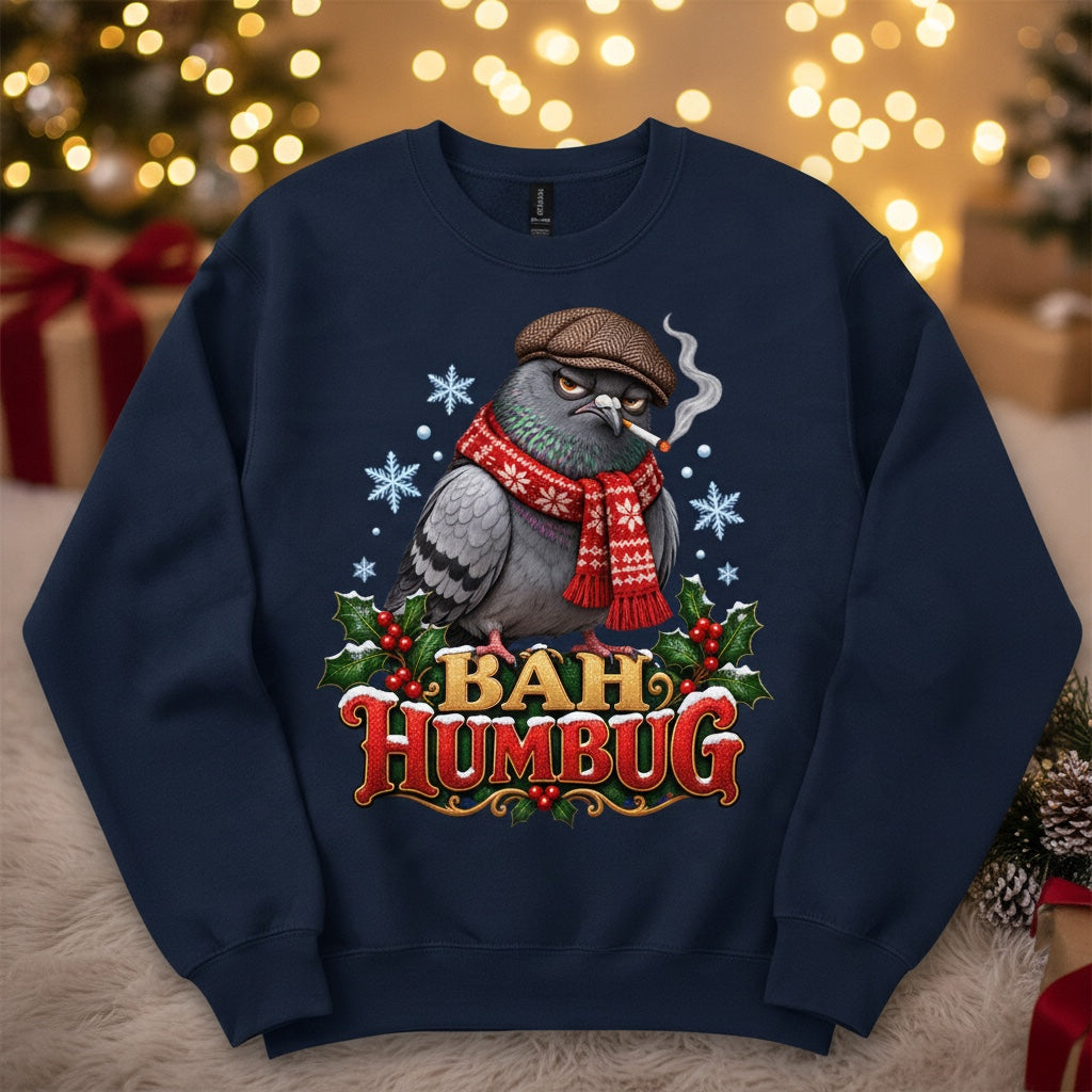 Bah Humbug – Racing Pigeon Christmas Sweatshirt