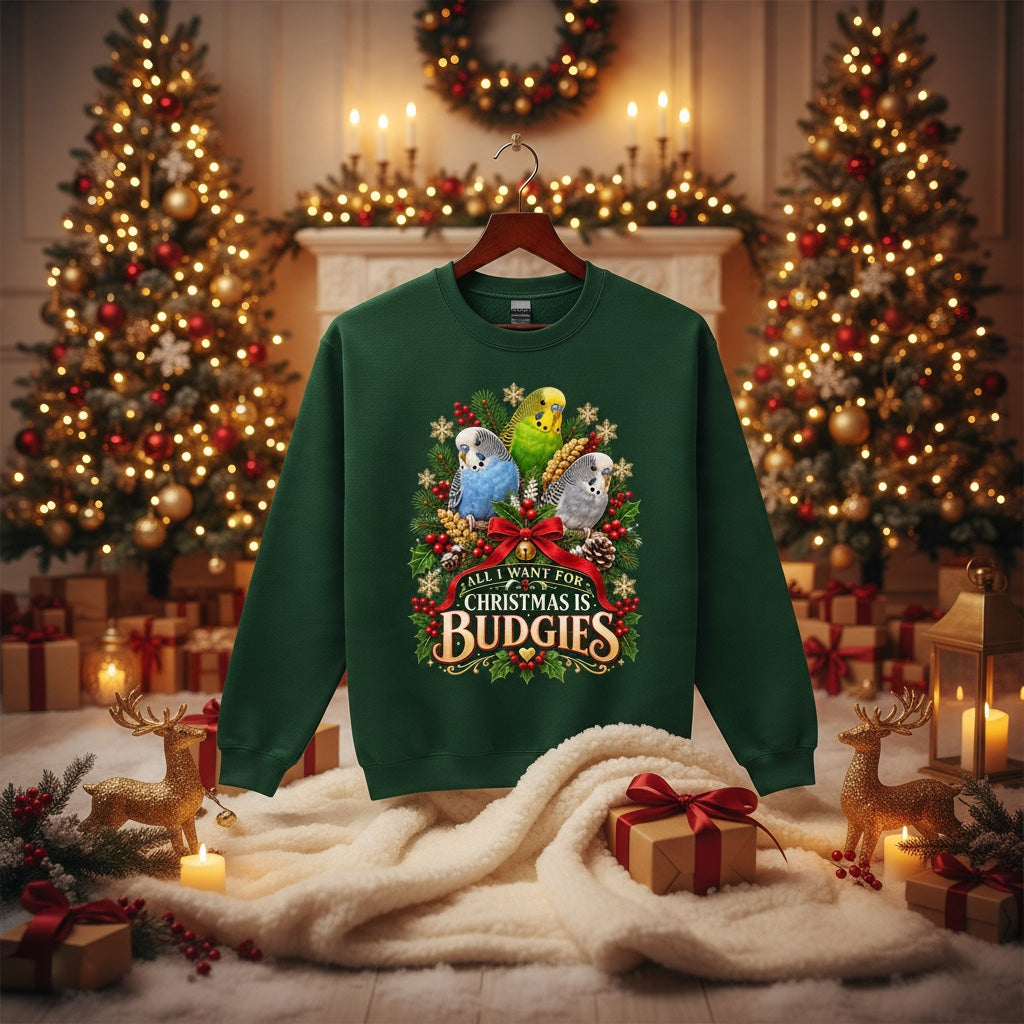 All I Want for Christmas Is Budgies Jumper