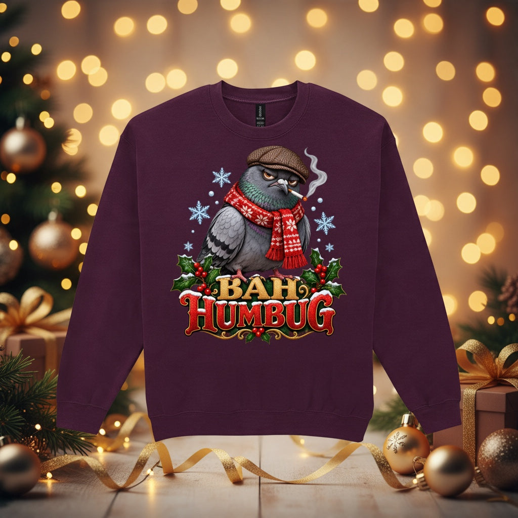 Bah Humbug – Racing Pigeon Christmas Sweatshirt