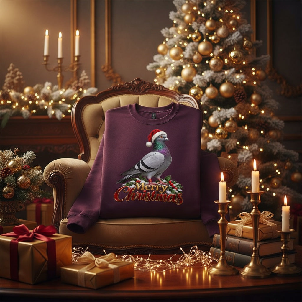 Pigeon Christmas Jumper – Merry Christmas