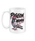 Pigeon Woman 15oz ceramic mug by Bird Folk