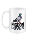 Pigeon Lover 15oz ceramic mug by Bird Folk