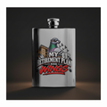 My Retirement Plan Has Wings – 8oz Racing Pigeon Hip Flask
