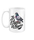 The Pigeon Whisperer 15oz ceramic mug by Bird Folk