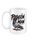 Pigeon Man 15oz ceramic mug by Bird Folk