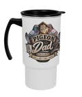 Pigeon Dad 18oz travel mug by Bird Folk