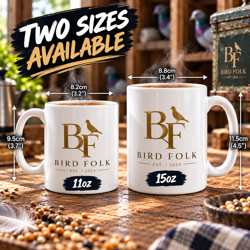 Against the Clock – Racing Pigeon Mug – 11oz & 15oz