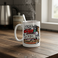Just One More Pigeon – The Biggest Lie I Ever Told – Racing Pigeon Mug – 11oz & 15oz